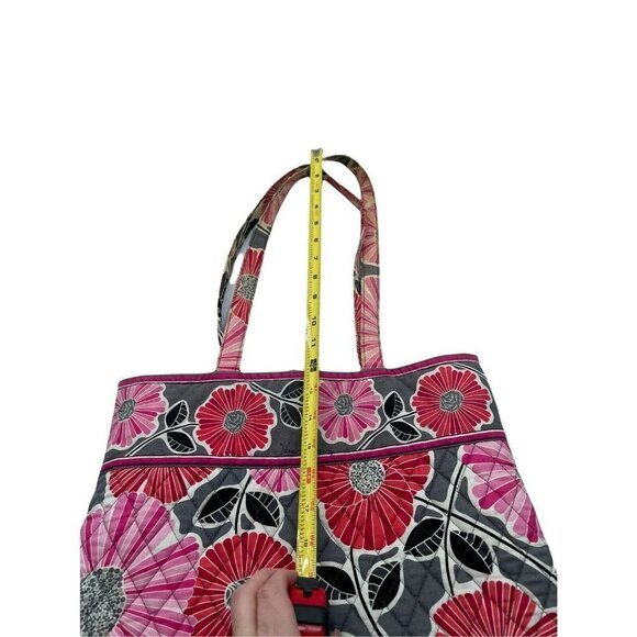 Vera Bradley Quilted Floral Tote Purse - Picture 7 of 9
